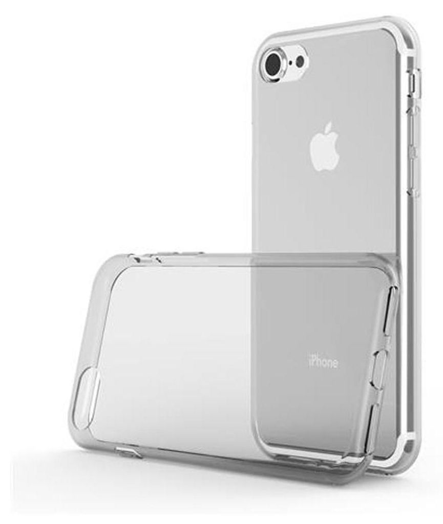 Cadorabo Hülle für Apple iPhone 7 / 7S / 8 / SE 2020 Schutz Hülle in Transparent Schutzhülle TPU Silikon Cover Etui Case