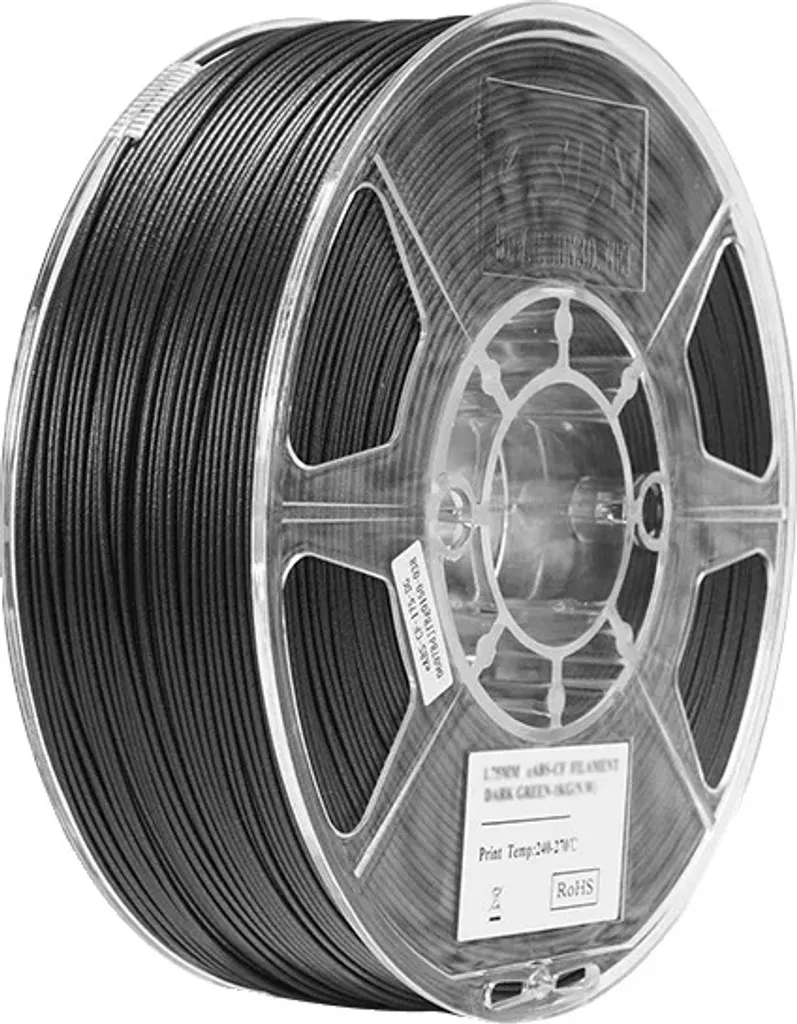 Filament eABS-CF 1.75 mm Noir 1kg - Pour Pièces Techniques et Outillage