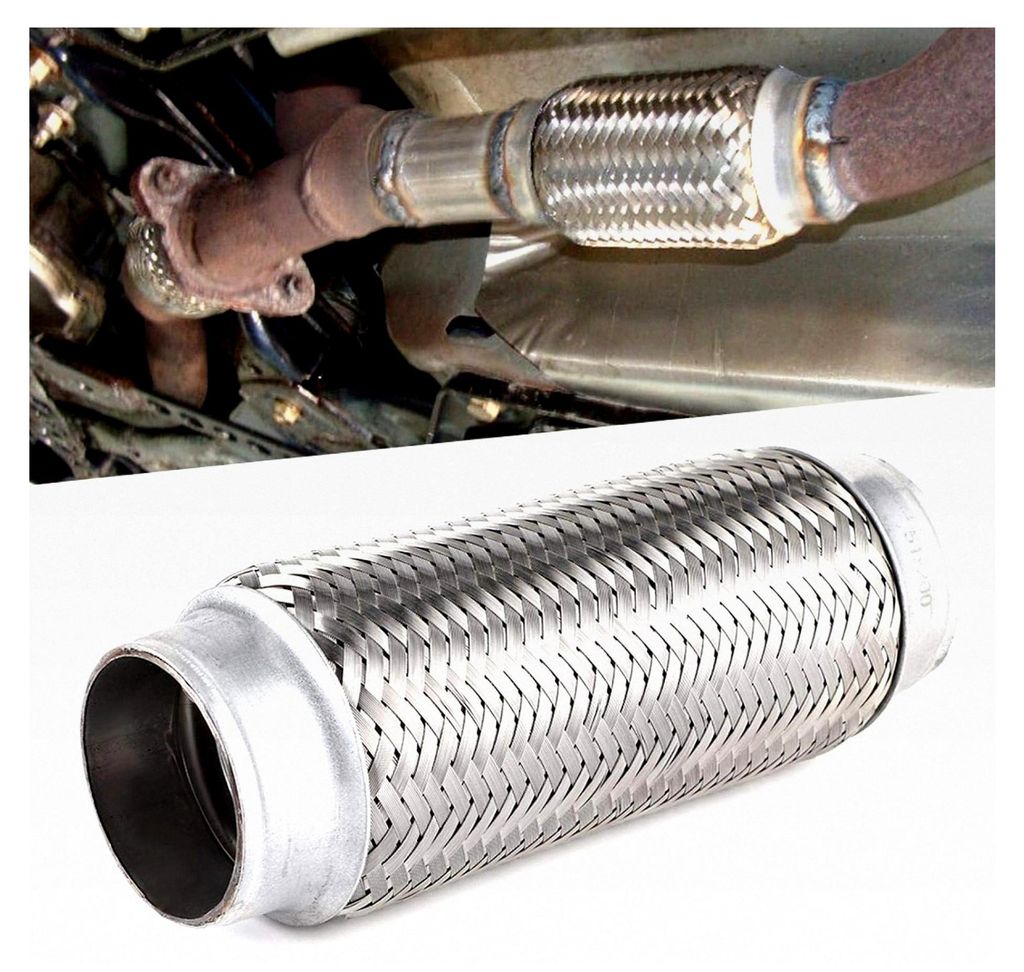 Flexibles Auspuffrohr mit Edelstahl (51MM*200MM)