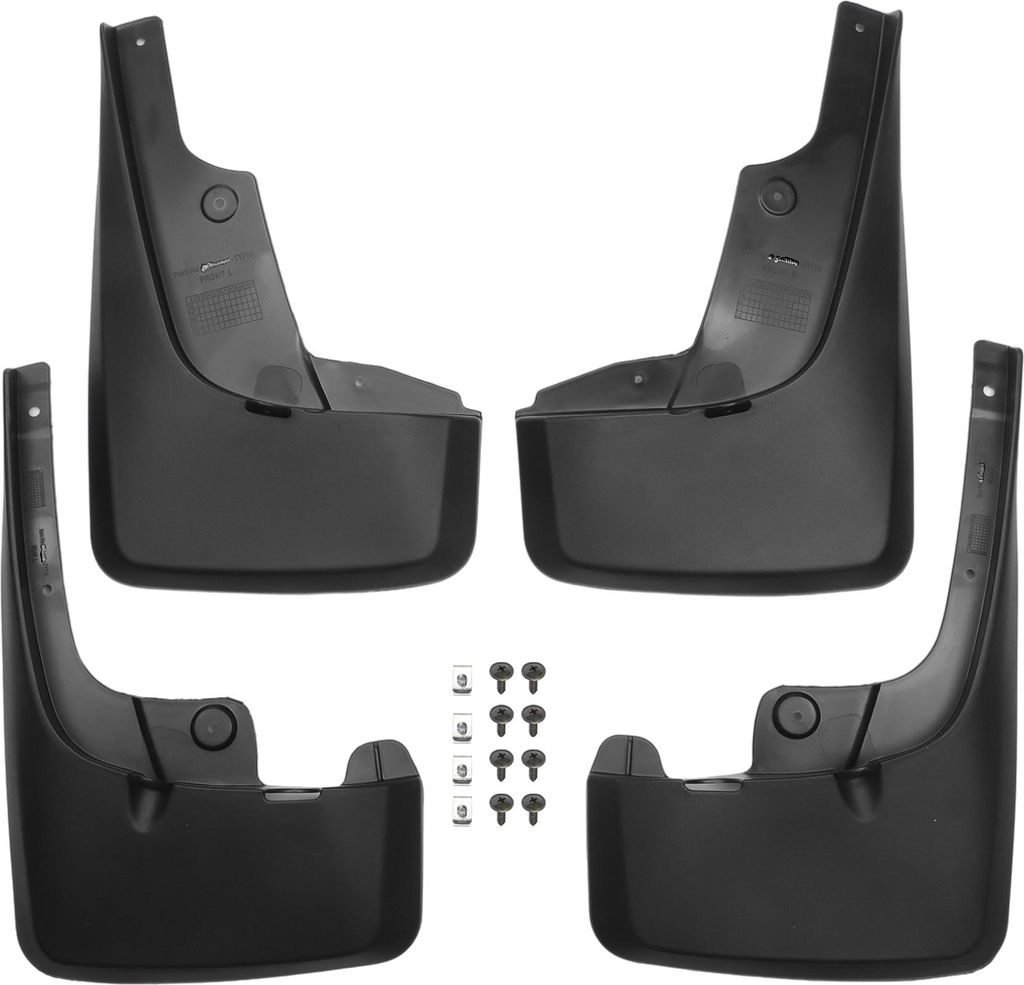 Spritzschutz-Spritzschutz für Toyota 4Runner 2010-2023 langlebig | Vordere und hintere Seiten-Spritzschutz mit Montagezubehör 1 Satz