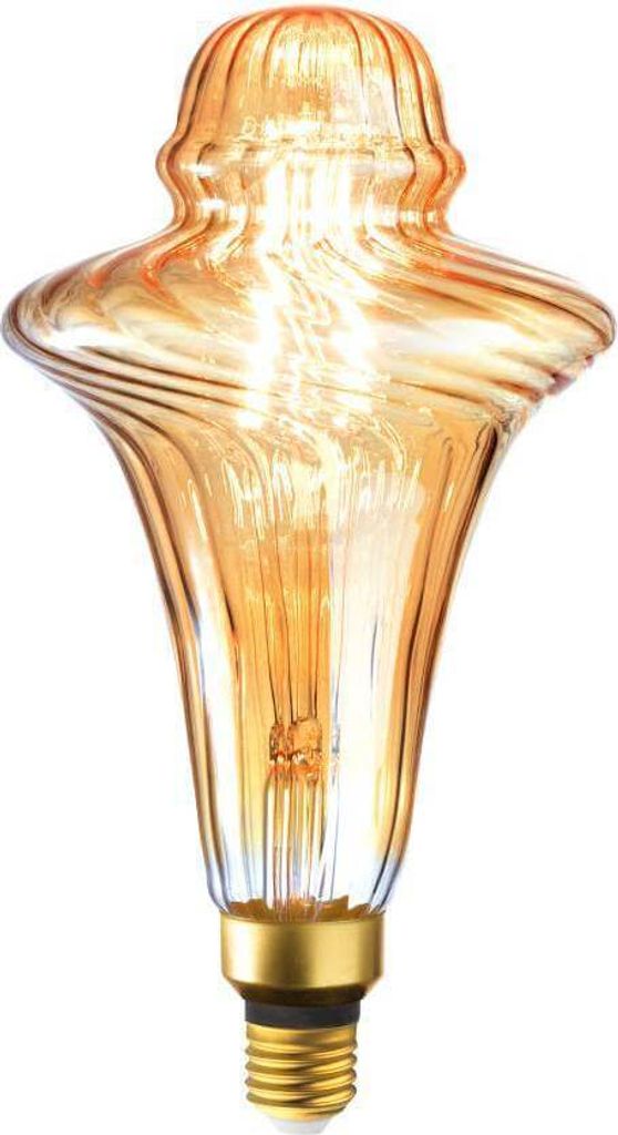 EGLO 12856 Leuchtmittel "LM_LED_E27" Glas, amber, 2000K, 200 lm