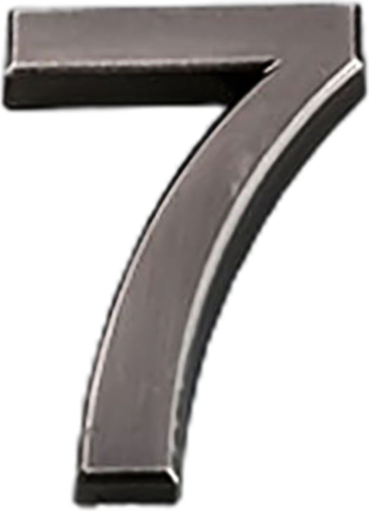 Ziffernplattenzeichen 3D Selbstkleber 0-9 Plattierstürtür für Zuhause-7