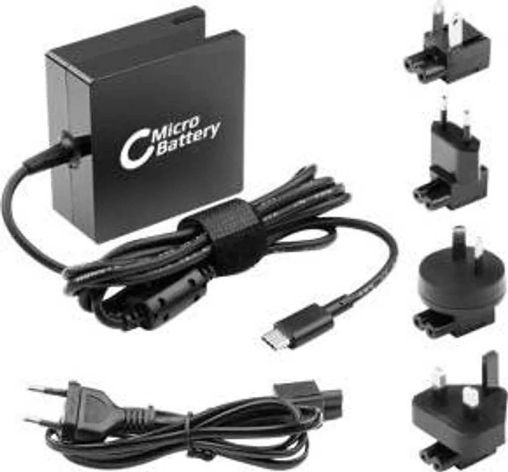 Adaptateur secteur 65W USB-C CoreParts MBXUSBC-AC0002 idéal pour bureau