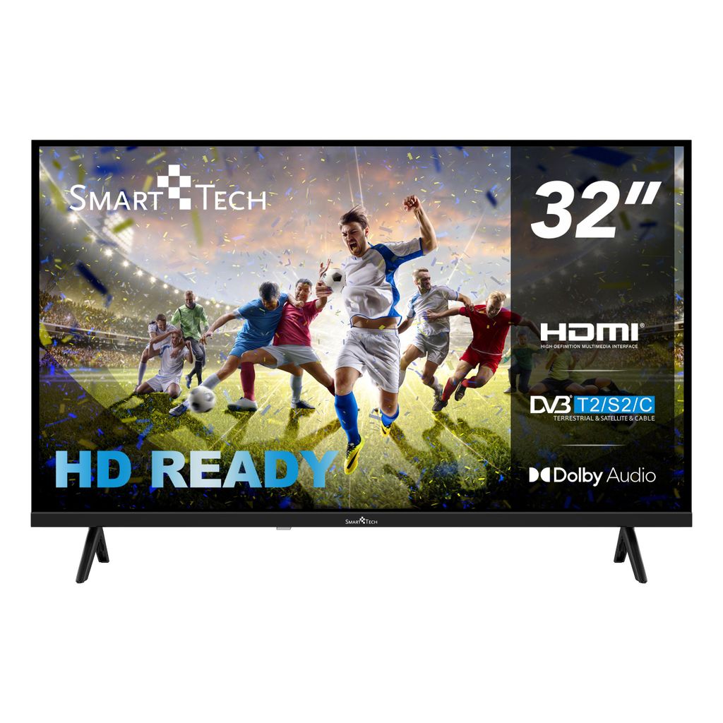 Smart Tech 32HN01K, 32-Zoll-HD-LED-Fernseher ohne Smart-Funktionen