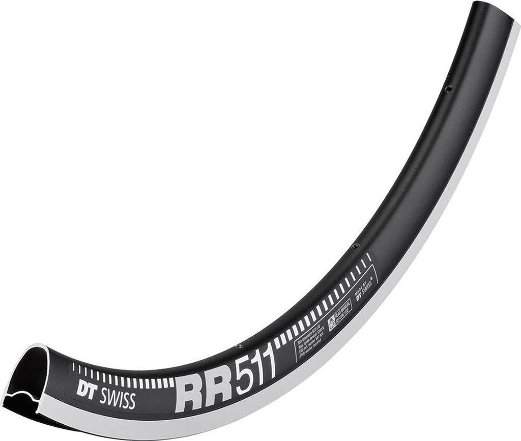 Felge DT Swiss RR 511 28" schwarz 622-18 VL 6,5mm 20 Loch Produktbild 2