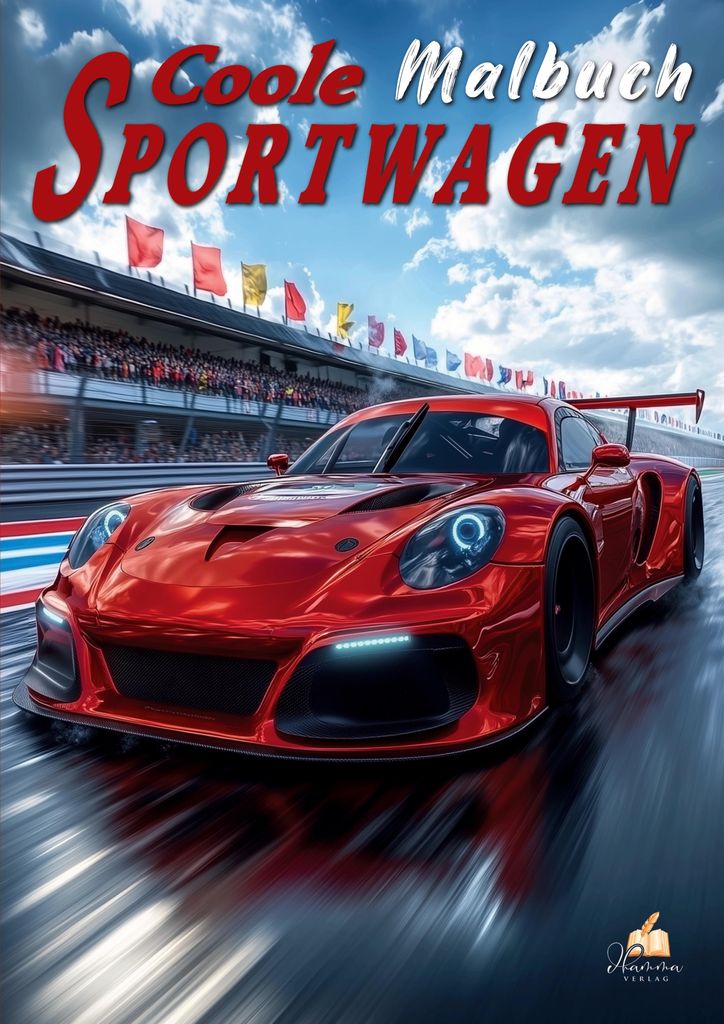 Auto Malbuch für Kinder ab 6 Jahren - Coole Sportwagen Produktbild 