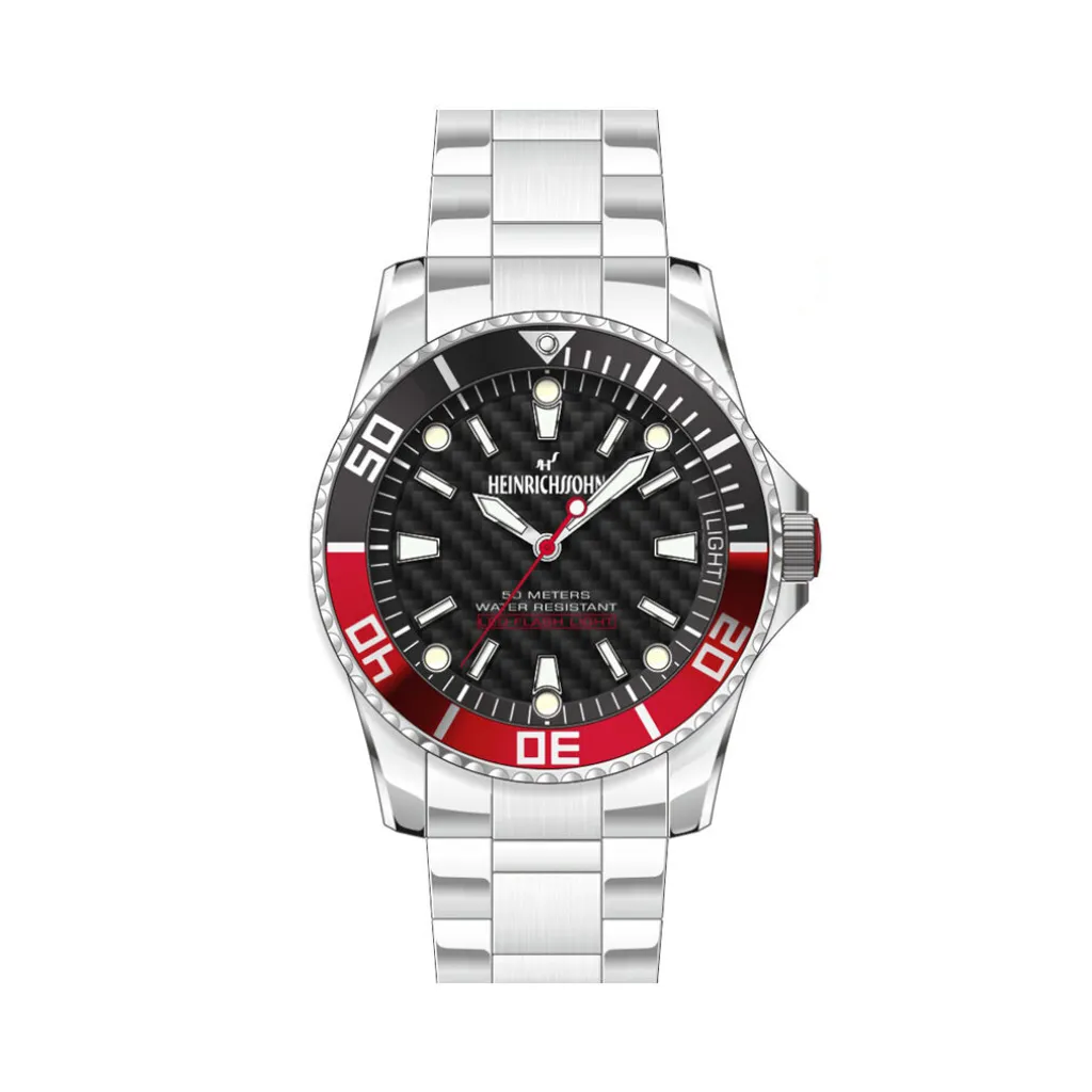 Orologio Uomo Heinrichssohn HS1015A Cologne | Design Moderno LED