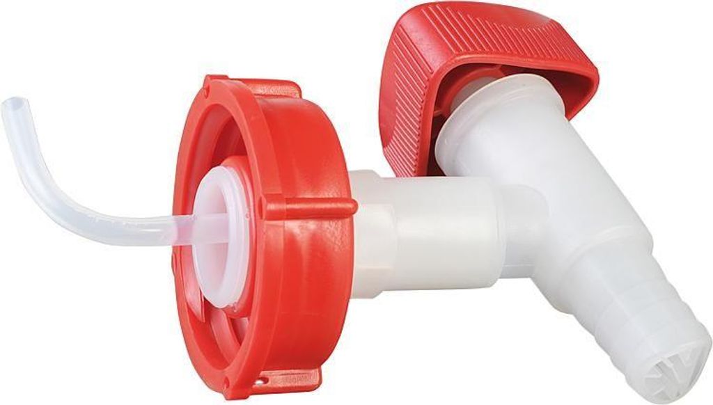 HÜNERSDORFF, tubo de desagüe blanco/rojo Imagen del producto 