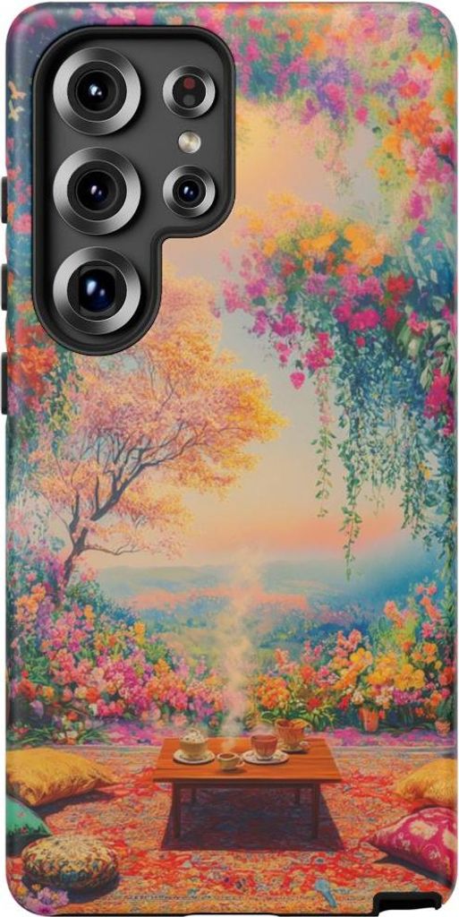 Lebhaftes Blütenmeer – Handyhülle Kompatibel mit Galaxy S25 Ultra