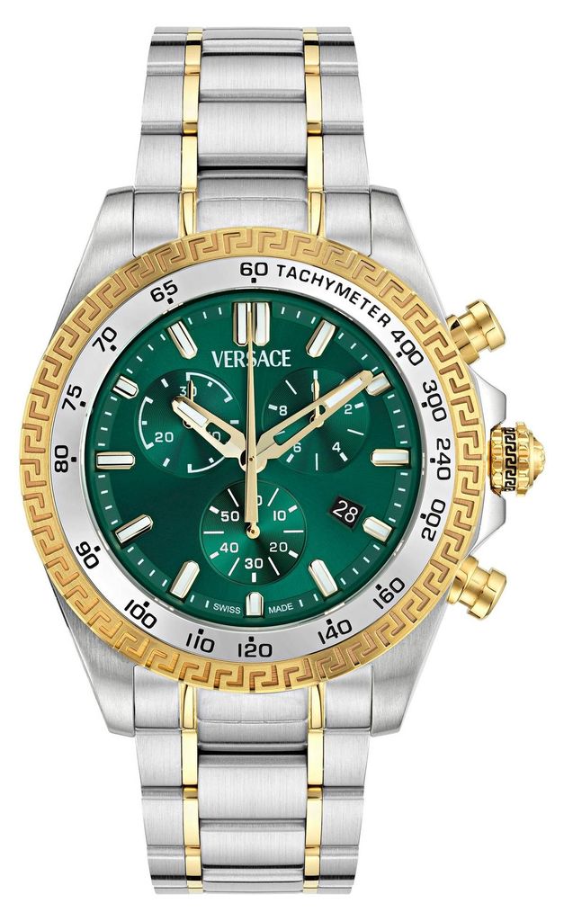 Versace Armbanduhr Herren Chrono X Bicolor Grün VE9K01024