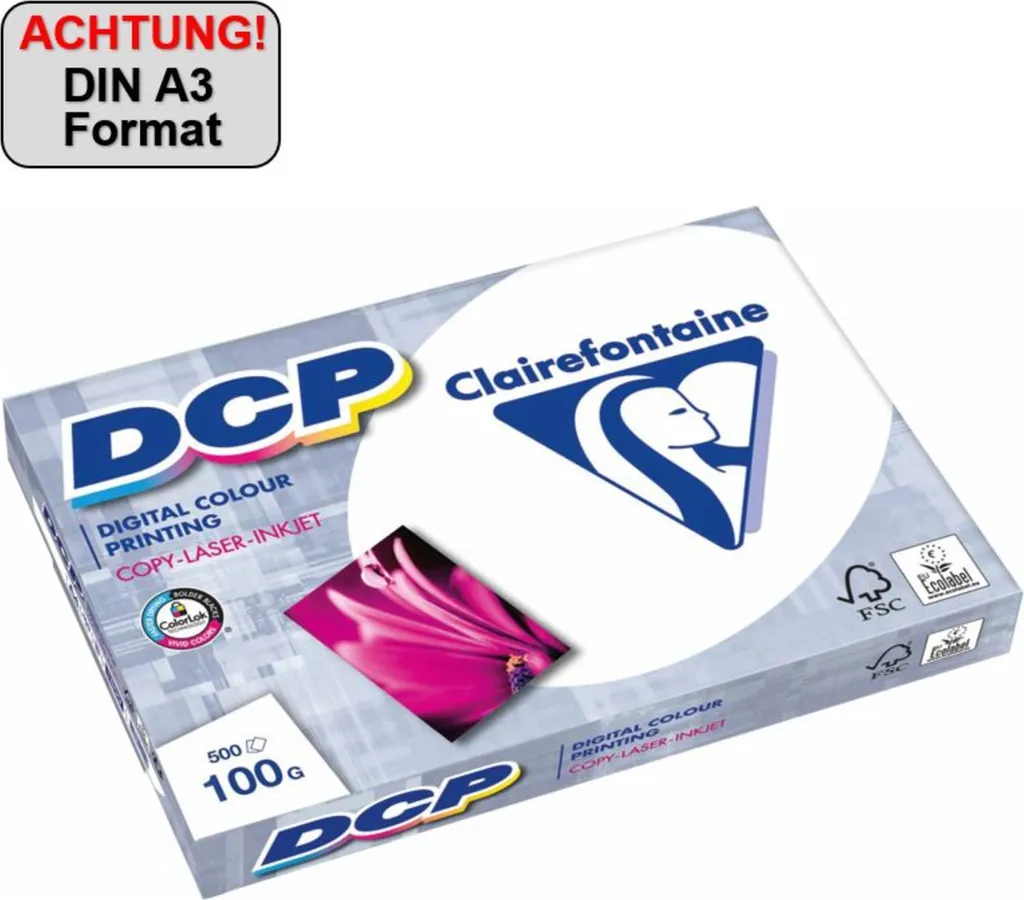 Carta Multifunzione Clairalfa DCP A3 100g - 500 Fogli - Risparmio e Qualità