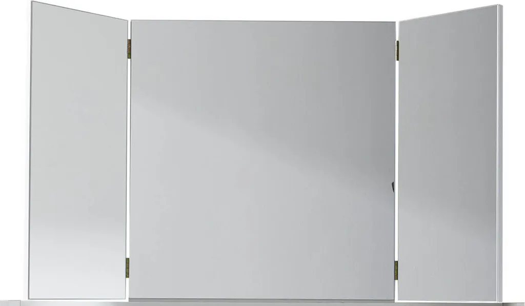 Trendteam Amanda Miroir de Vestiaire Blanc Mélaminé 100 x 67 cm