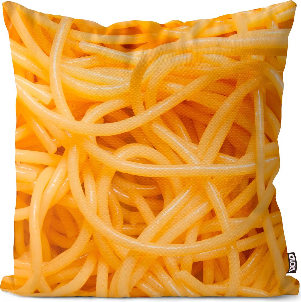 VOID Pasta Nudeln Spaghetti Kissenbezug Kissenhülle Sofakissen Kissen Deko Outdoor-Kissen Dekokissen