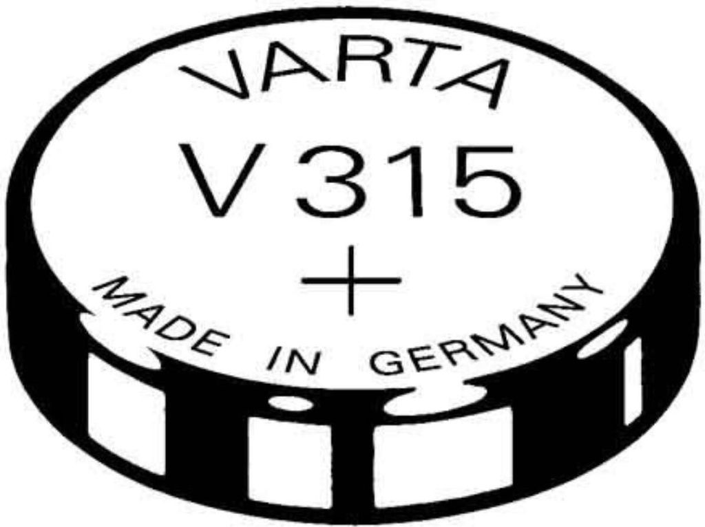 Varta V315, Siler-Oxide (S), 1,55 V, 20 mAh, 7,9 mm, 7,9 Obrázok produktu 