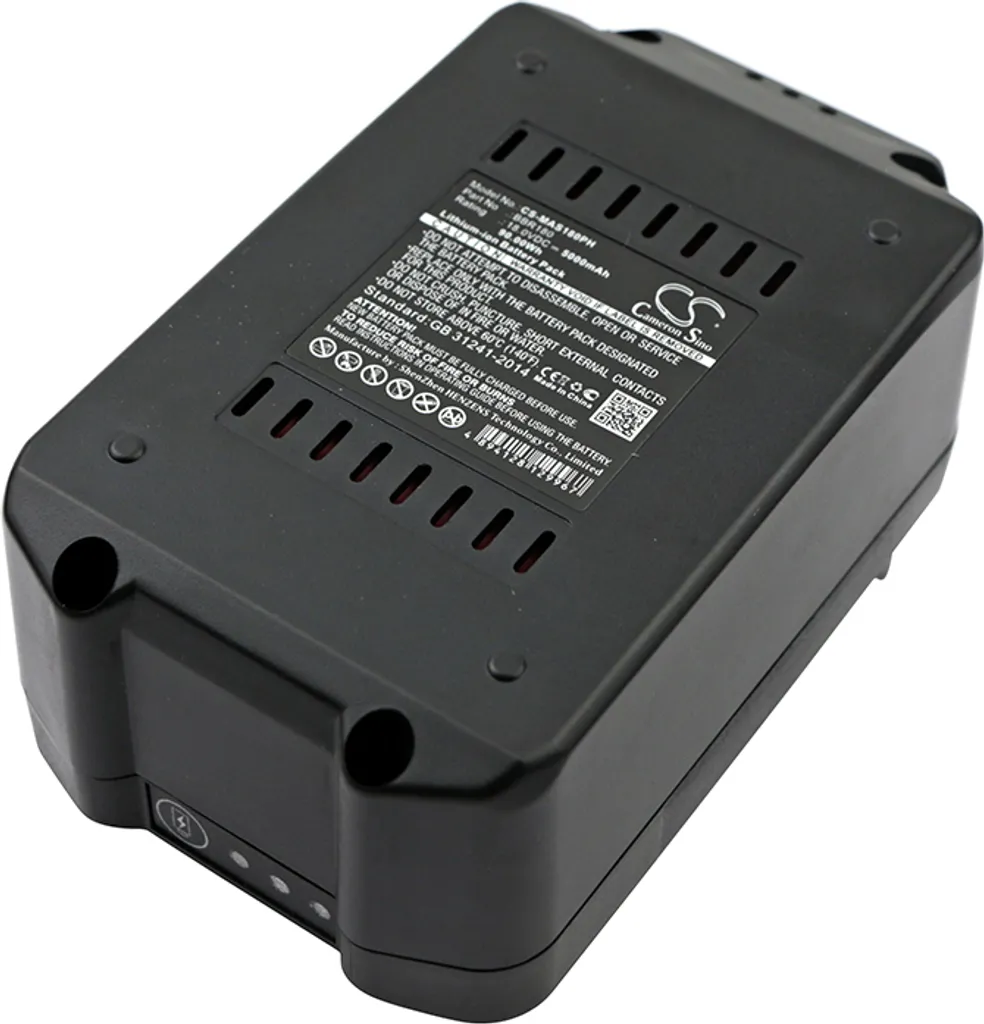 Batterie Li-ion pour Meister Craft 5451260 5451370 MAS180 18V TECHTEK