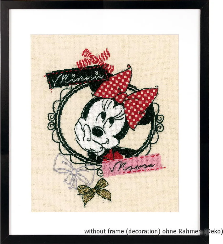 Kit de broderie Disney Minnie pour décoration chambre enfant ou cadeau