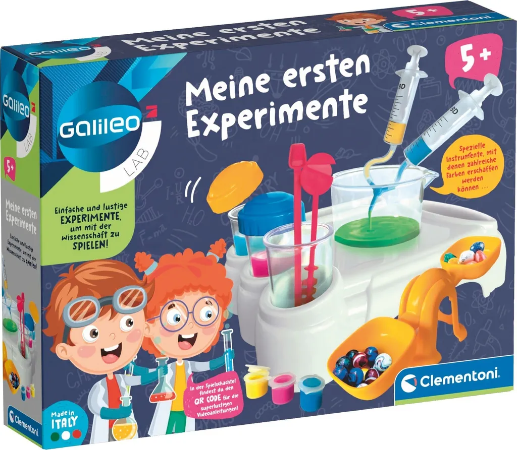 Kit d'expériences scientifiques Mes premières expériences Clementoni