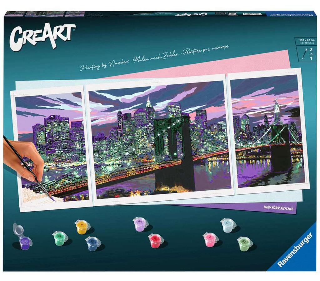 Ravensburger Malen nach Zahlen 23551 - New York Skyline - ab 14 Jahren