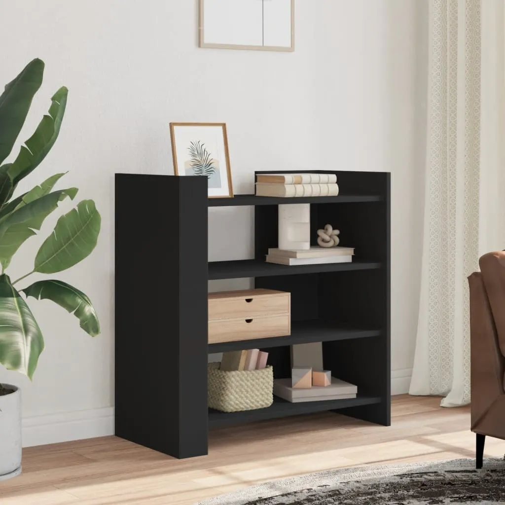 Maison Exclusive - Credenza nera 73,5x35x75 cm Materiale ligneo