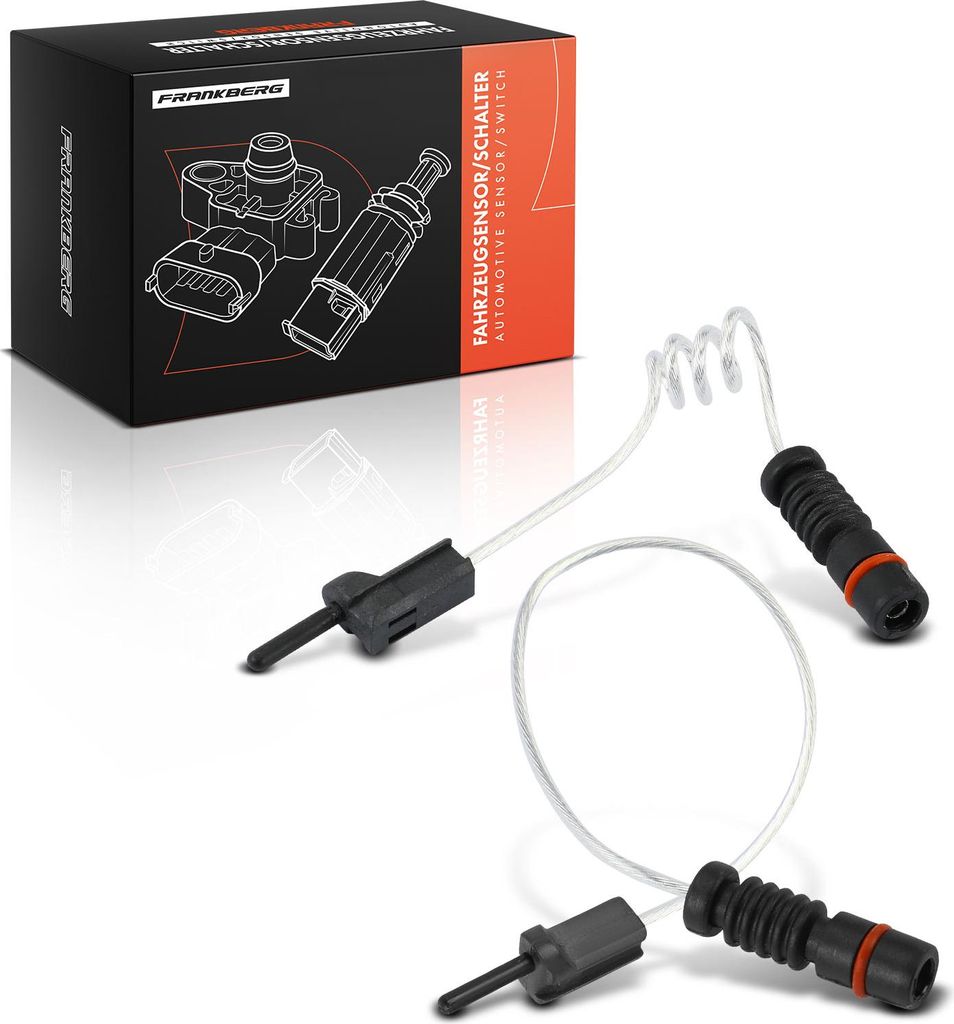 Frankberg 1x Warnkontakt Bremsbelagverschleiß Hinterachse für Mercedes-Benz Vario B670 Sprinter 5-T