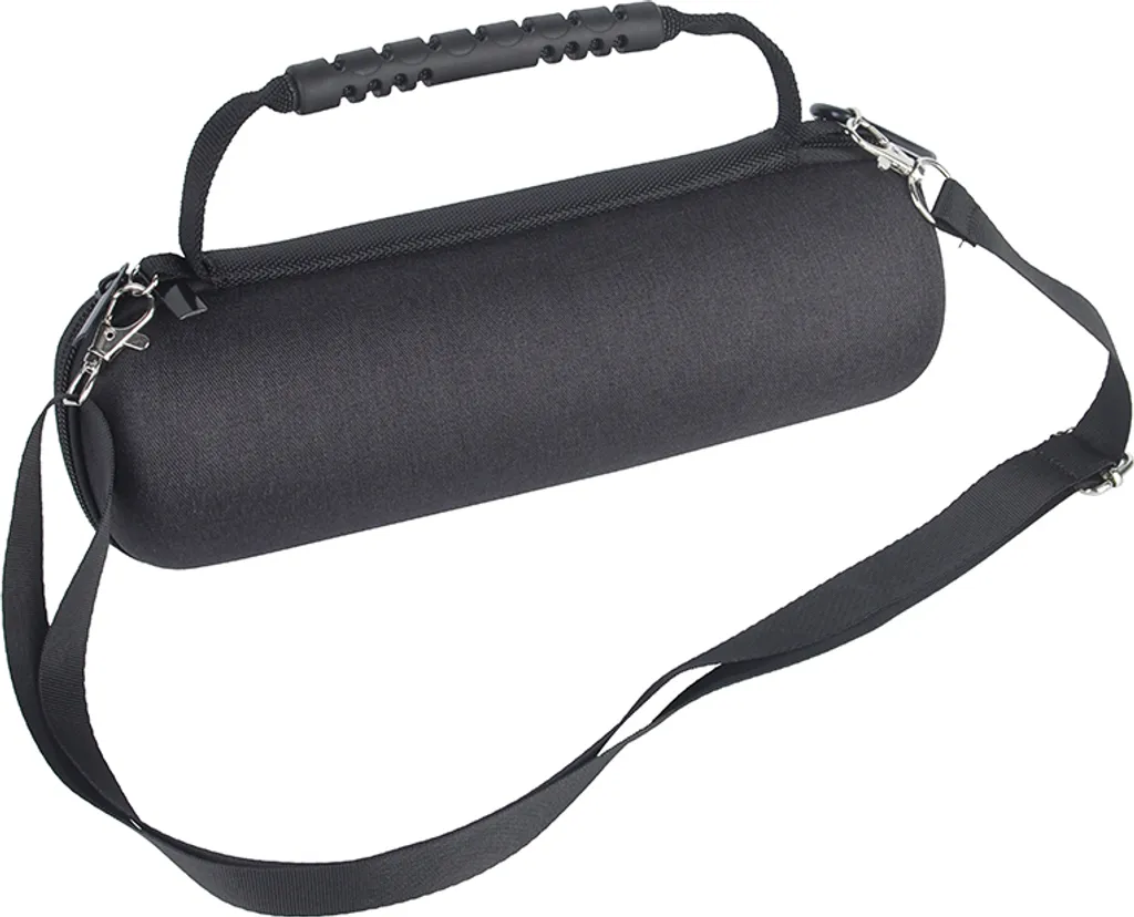 Palumma Custodia Rigida Da Viaggio Per JBL Flip 6 - Protezione Antiurto Impermeabile Con Tracolla E Moschettone (Grigio) - 3