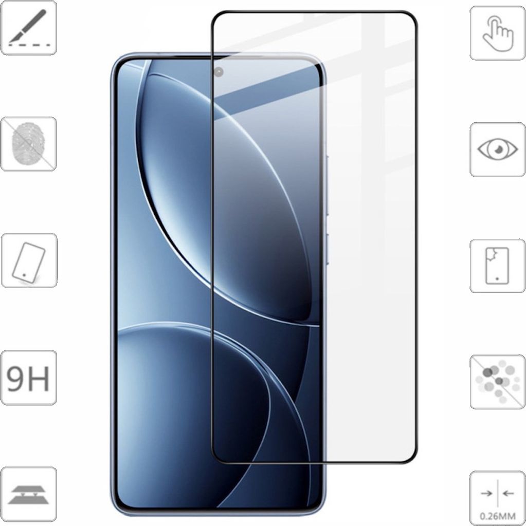 Für Xiaomi Poco F7 Pro / F7 Ultra 2x 3D Premium Display Full LCD H9 0,3mm Hart Glas Folie Schutz