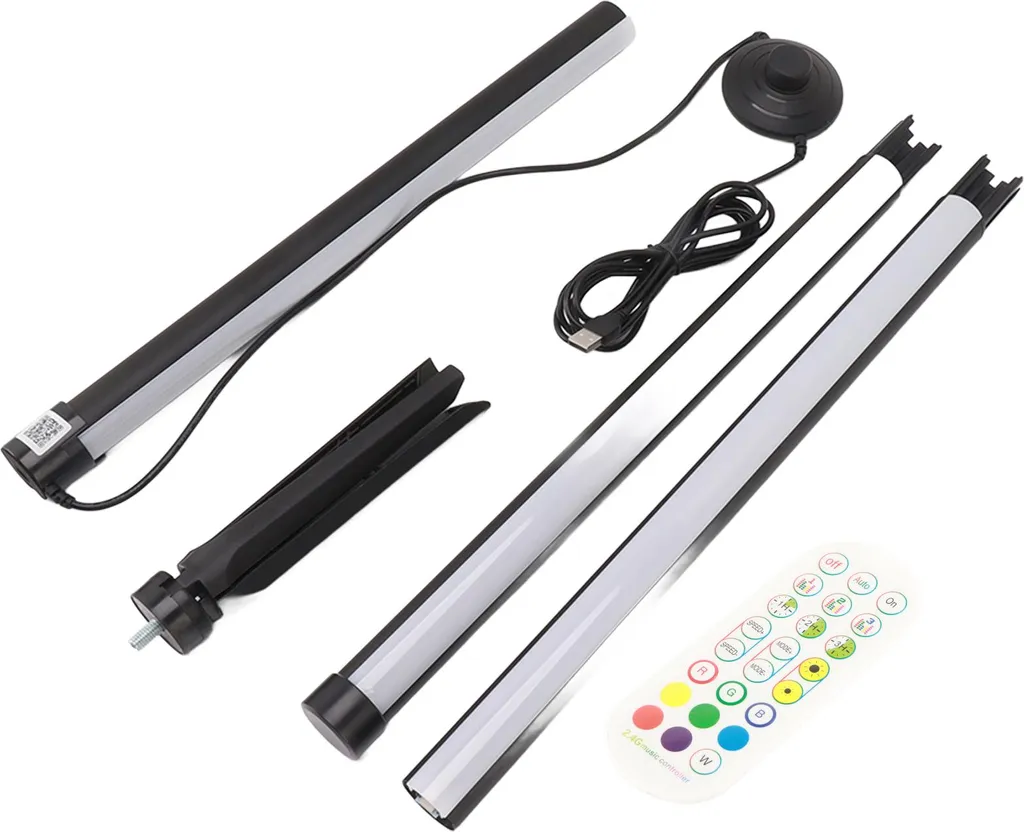 Lampe de sol LED RGB d'angle 1.2m avec commande APP Bluetooth et USB - 2