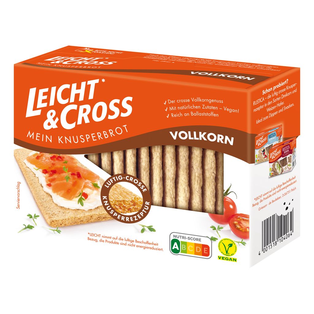 Pełnoziarniste pieczywo chrupkie Light&Cross Zdjęcie produktu 