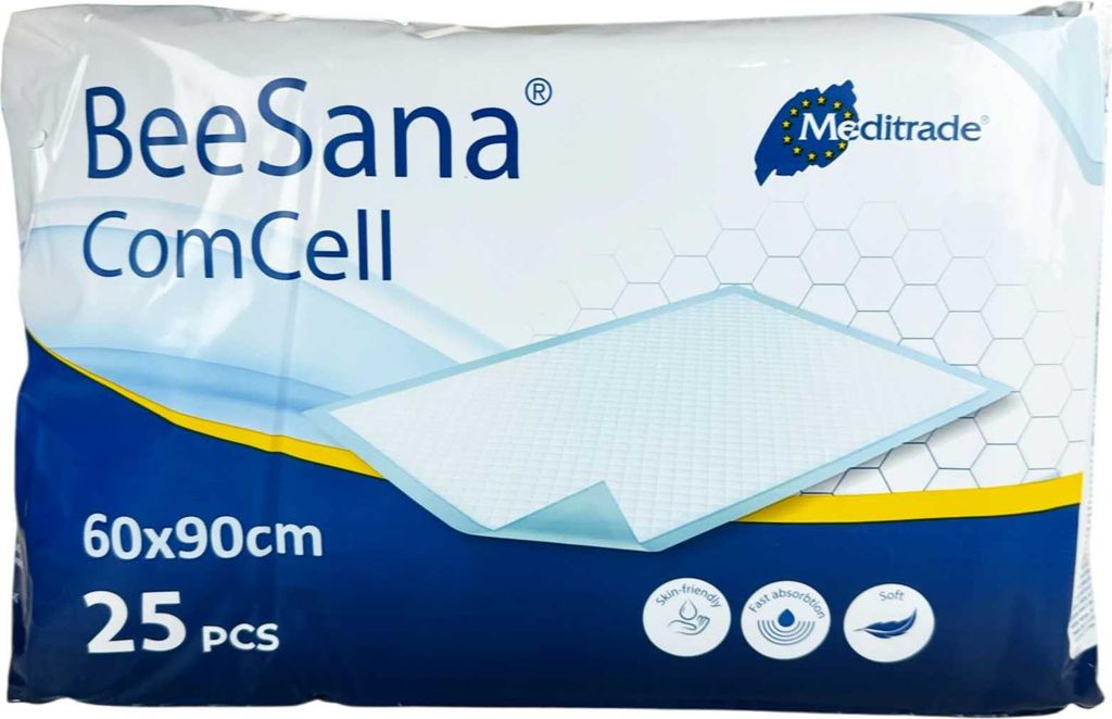 BeeSana® Comcell - Bettschutzeinlagen 60x90 cm - 6 x 25 Produktbild 