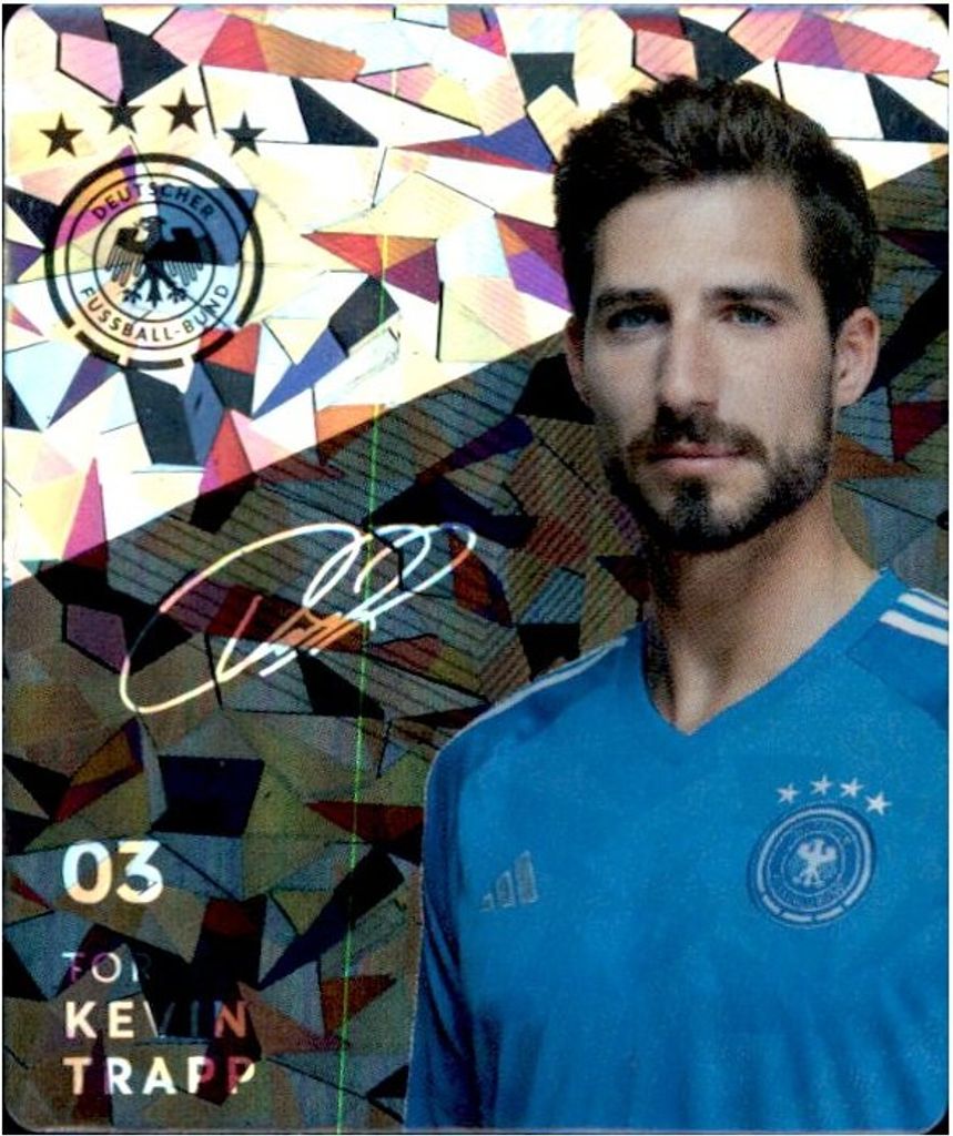 GLITZER Karte 3 - Kevin Trapp - WM 2022 REWE