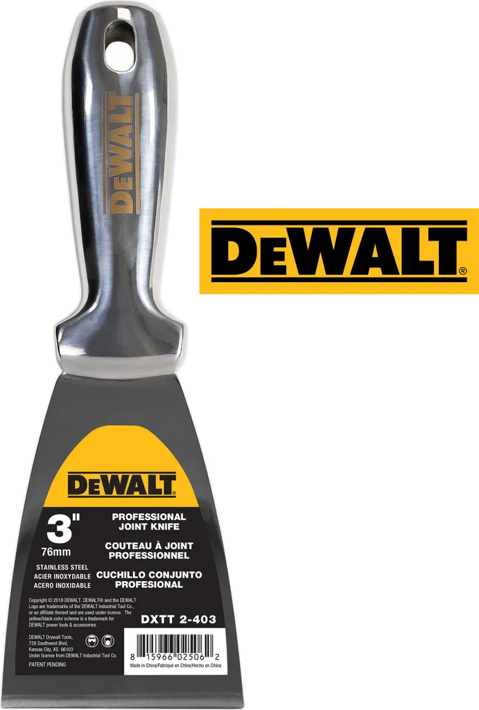 DEWALT 76mm All-Inox 2-403: L'Eccellenza nella Rasatura Muri