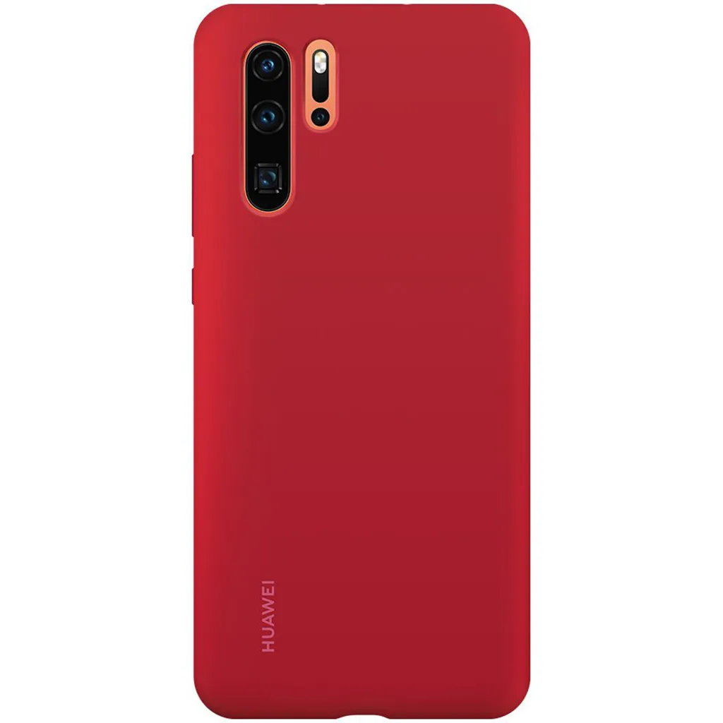 Coque de Protection Silicone Rouge Huawei P30 Pro - Étui Souple et Durable