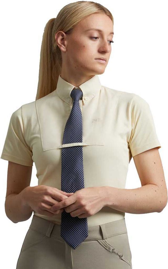Premier Equine Luciana Show Kurzarmhemd Beige 46 Beige 46
