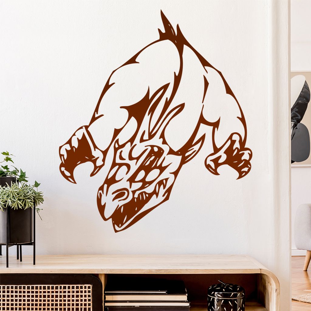 Drachen Klaue Wandtattoo in 6 Größen - Wandaufkleber Wall Sticker - Dekoration, Küche, Wohnzimmer, Schlafzimmer, Badezimmer