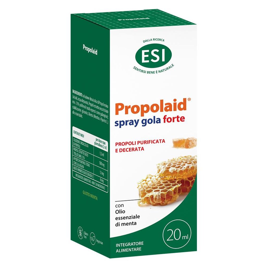 Rachenspray Propolis Minze stark – Nahrungsergänzung mit Propolis & Minzöl | erfrischendes Mundspray | 20 ml