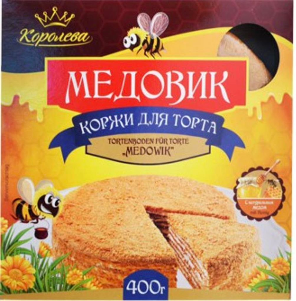 Tortenboden für Honigtorte „Medowik“ – Koroleva, 400g Produktbild 
