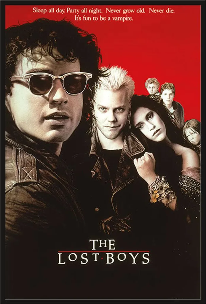 Décoration Cinéma The Lost Boys : Poster avec Cadre Noir Shinsuke Maxi