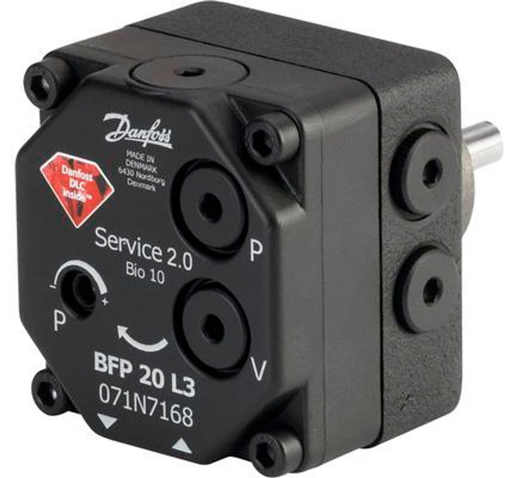 Ölbrennerpumpe Danfoss BFP 20 24.00 L/h Drehrichtung: L, Düsenanschluss/Druckstutzen: L + R 071N7168