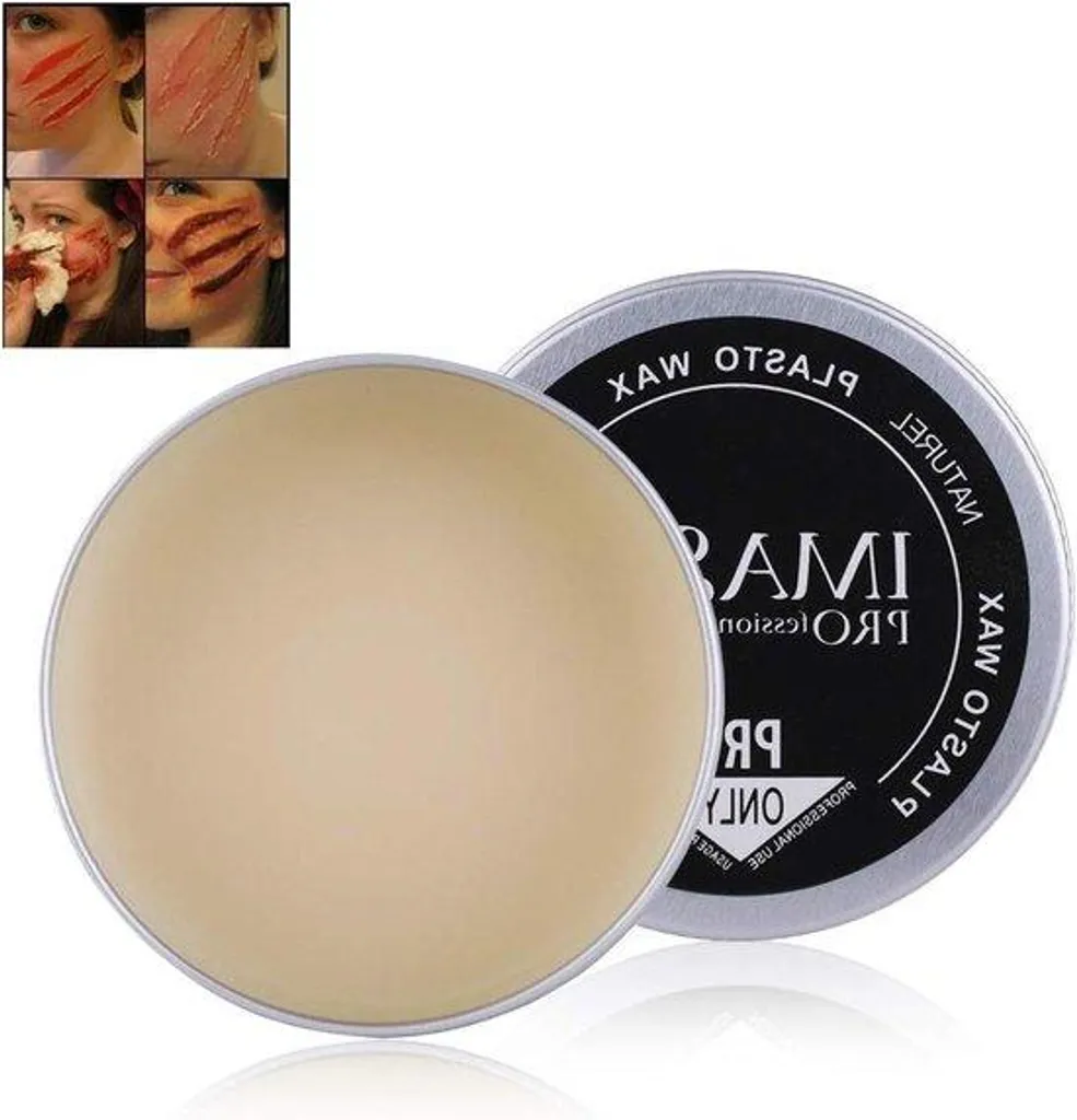 Cire Maquillage Halloween Anti-Pores et Fausse Plaie Kit Effets Spéciaux