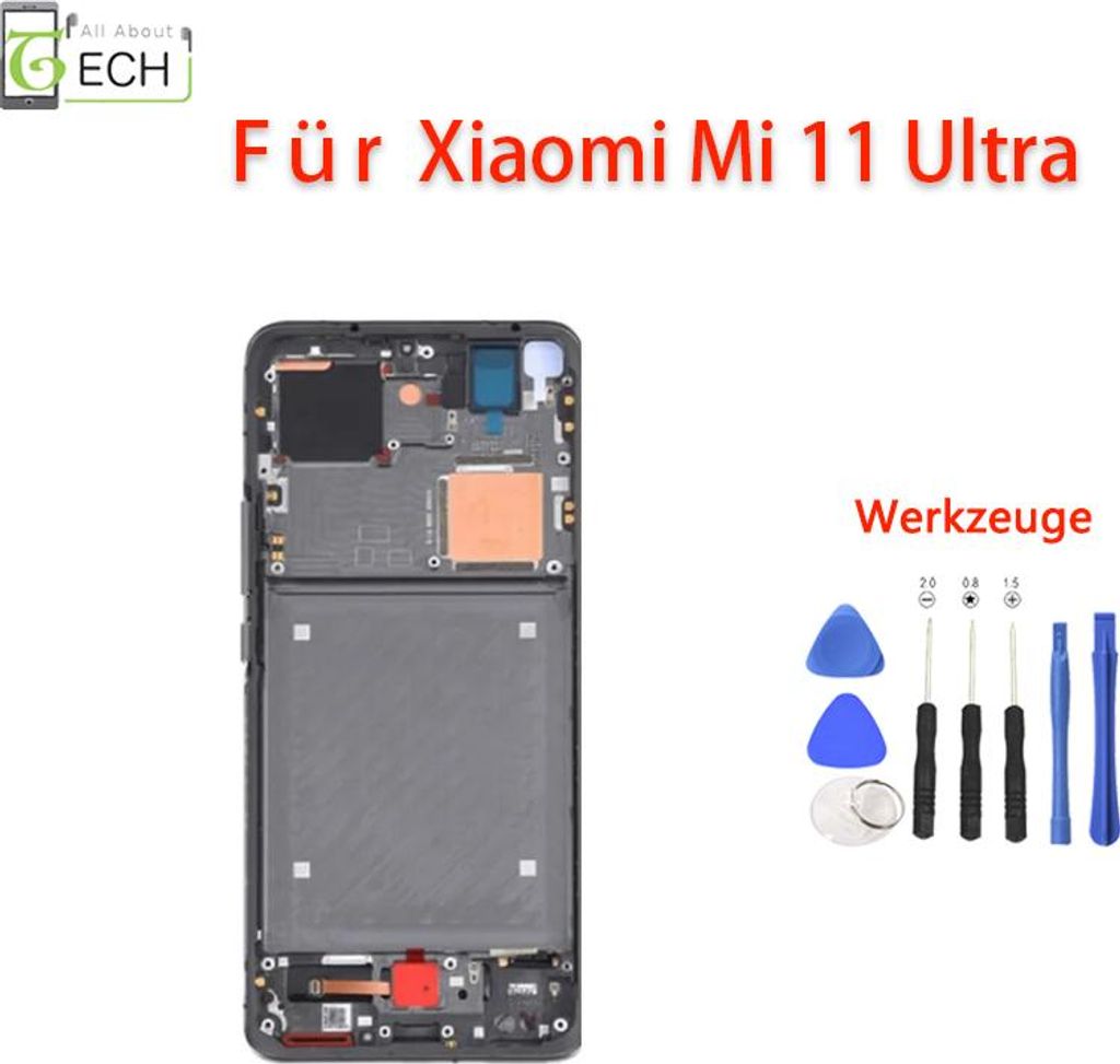 Original Xiaomi Mi 11 Ultra / Mi 11 Pro LCD Display mit Produktbild 