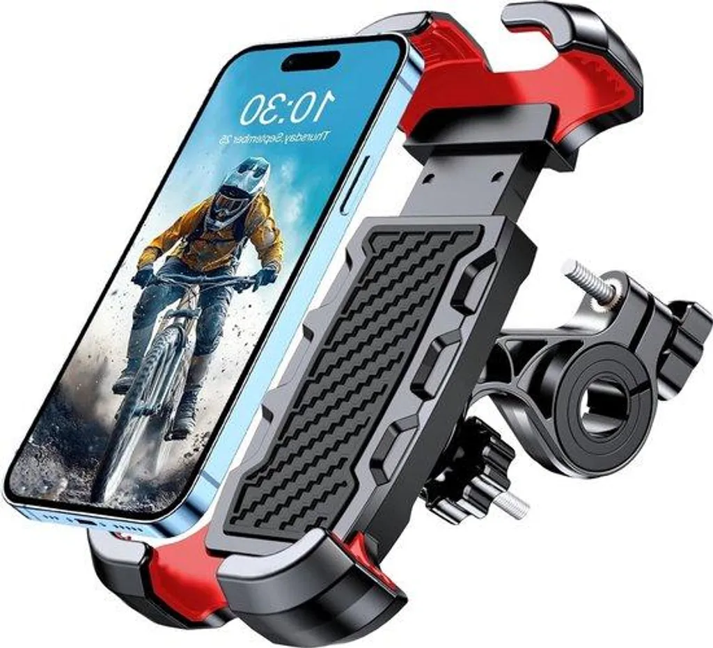 Support de téléphone pivotant pour vélo noir universel 4,7-6,8 pouces