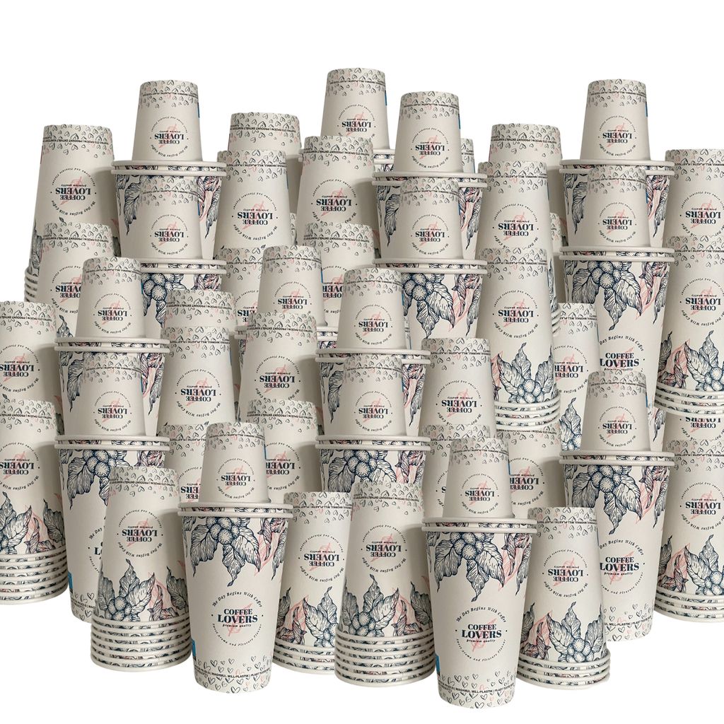 Intertan 1000 Kaffeebecher To Go Pappe 360ml Design COFFEE LOVERS Pappbecher Einweg für Kaffee & Tee - Einwegbecher für Heißgetränke bis 95°C ...