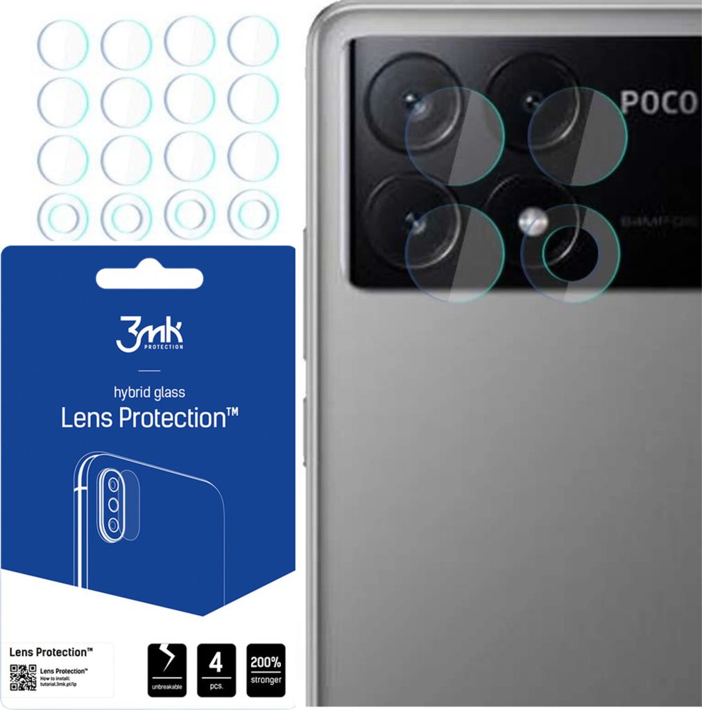 3MK Lens Protection, POCO X6 Pro 5G, 1 szt. Zdjęcie produktu 