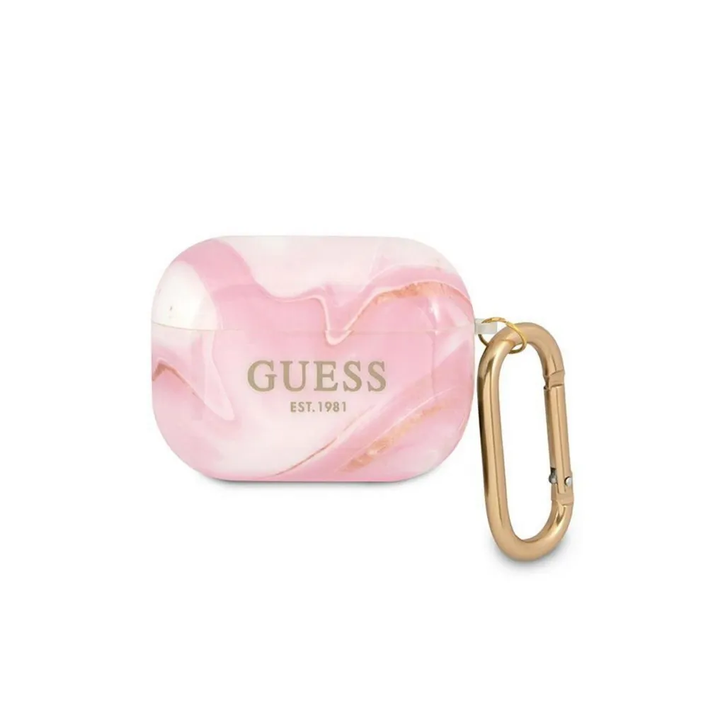 Cover Guess AirPods Pro Rosa Marble Collection - Protezione Chic
