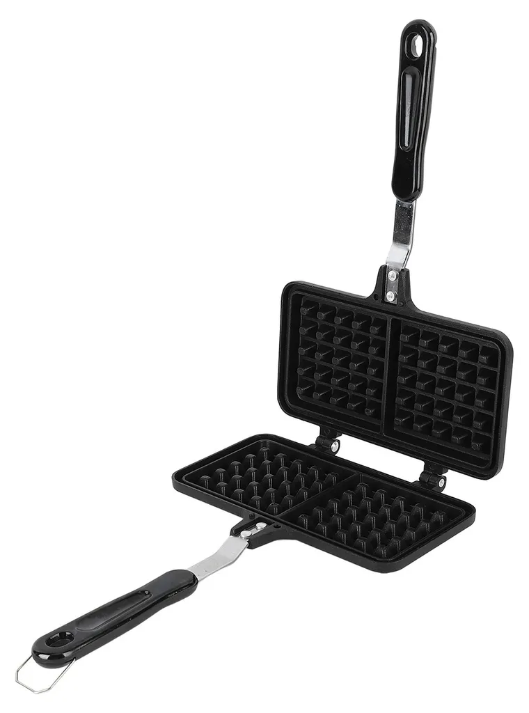 Poêle à gaufres avec chauffage uniforme, cuisson double face rapide
