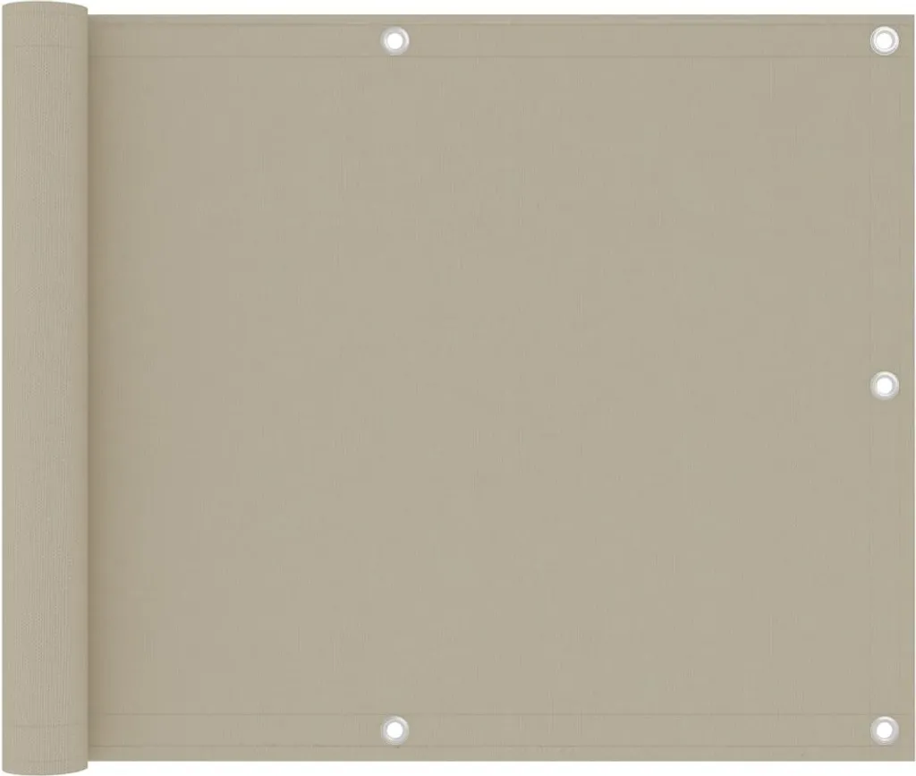 Telo Beige per Balcone 75x500 Oxford - Privacy Condominiale Elegante