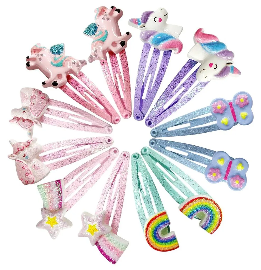 Accessoires Cheveux Fille : Barrettes Licorne et Serre-têtes Scintillants