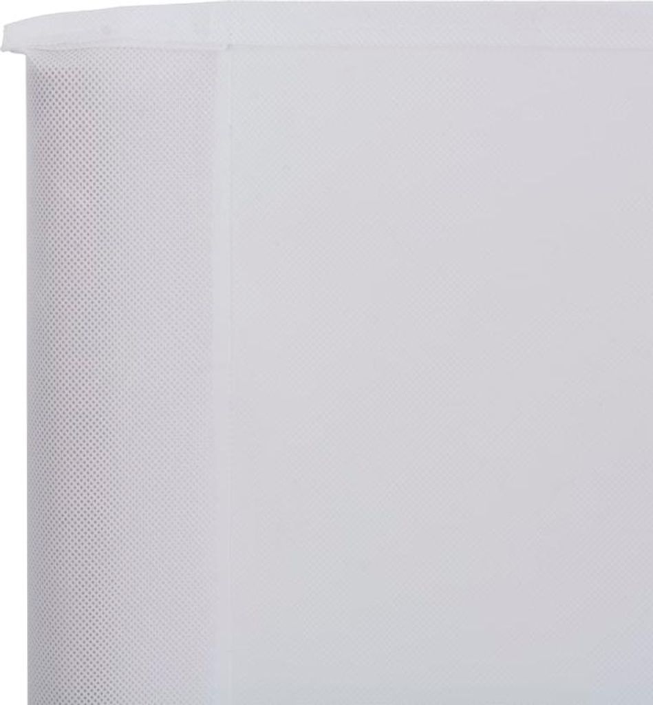 vidaXL 9-teiliges Windschutzgewebe 1200 x 80 cm Sandweiß