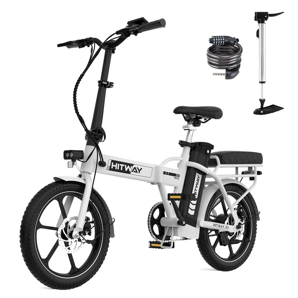 Vélo électrique HITWAY BK5SL, moteur 250 W, batterie au Image du produit 
