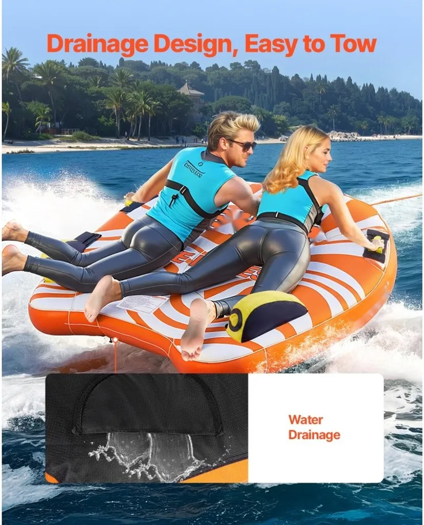 Bouée tractée 1-2 personnes Fun-Tube Sofa avec son pack accessoires - 6